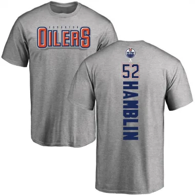 Ash Youth James Hamblin Edmonton Oilers Backer T-Shirt -