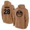 Brown Youth Connor Brown Edmonton Oilers 2023 Salute to Service Club Pullover Hoodie