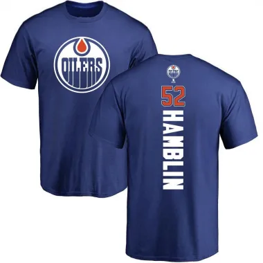 Royal Men's James Hamblin Edmonton Oilers Backer T-Shirt -