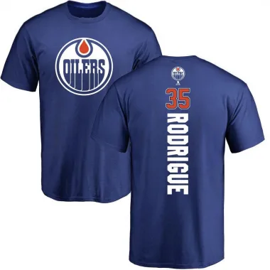 Royal Men's Olivier Rodrigue Edmonton Oilers Backer T-Shirt -