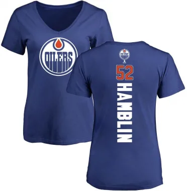 Royal Women's James Hamblin Edmonton Oilers Backer T-Shirt -