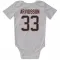 White Edmonton Oilers Viktor Arvidsson   Newborn & Infant Bodysuit